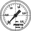 Pressure gauge MA-50-2,5-1/4-EN 162837